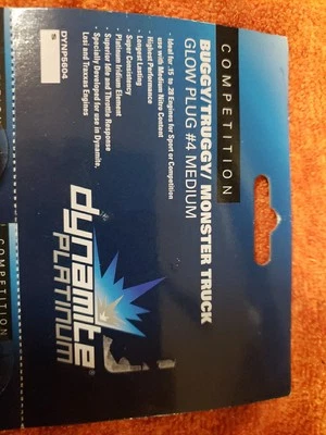 Dynamite Plugs -  Dynamite Monster Truck .15 To .28 # 4  Plug - one New Plug! - Image 1 of 4