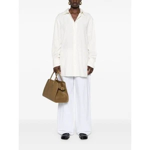 Toteme Relaxed Floral Jacquard Shirt in White 36 US 4 - Picture 1 of 4