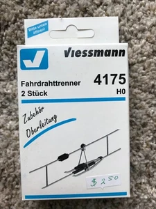 Viessmann 4175 H0 Fahrdrahttrenner, 2 Stück #NEU in OVP# - Picture 1 of 5