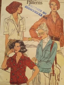 UC Damen Vintage Top Schnittmuster Damen Vintage Bluse Schnittmuster 9906 - Bild 1 von 2