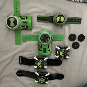 Bandai Vintage Ben 10 Omnitrix Watch Bundle Including Original 2006 Omnitrix - Picture 1 of 15