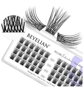 Pestañas en racimo C Curl 48 piezas - 14 mm 0,07 mm extensiones de pestañas hágalo usted mismo, envío gratuito - Imagen 1 de 8