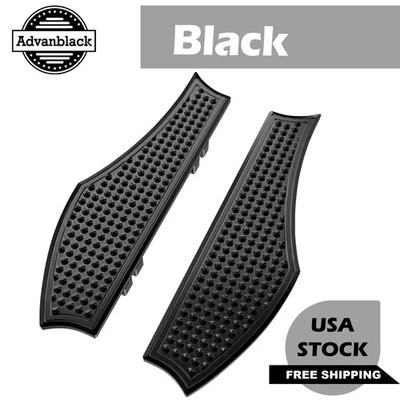 Tableros de piso Advan Black Vengeance Front Rider para Harley Tourings y Softail Foto 1 de 4