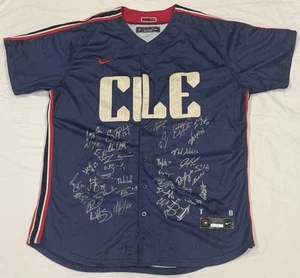 2024 Cleveland Guardians Team Signed Autographed Jersey 25+ Signatures Rare - Picture 1 of 3