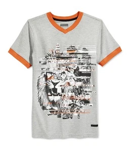 Sean John Boys Lion Striped Graphic T-Shirt - Picture 1 of 1