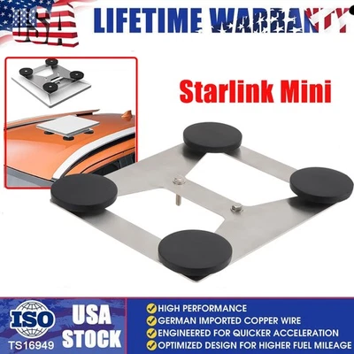 Sliver Starlink Mini Roof Mount ,Starlink Mini Magnetic Mount Kit Universal - Image 1 of 4