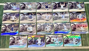 Juego de 19 cartas Fansmall GOAT 2023 línea de tiempo completa Lionel Messi plata SSP - Imagen 1 de 2