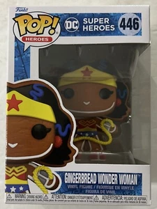 Funko POP! Gingerbread Wonder Woman #446 Heroes DC Holiday New FAST Shipping - Picture 1 of 6