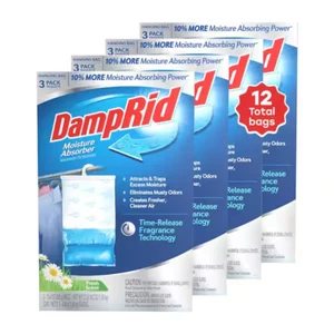 12-Pack DampRid 15.4 Oz. Fresh Scent Hanging Moisture Absorber, DampRid FG83FSSB - Picture 1 of 7