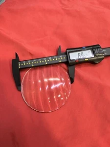 VINTAGE NOS BICYCLE FLUTED GLASS HEAD LIGHT ORIGINAL LENS - Picture 1 of 7