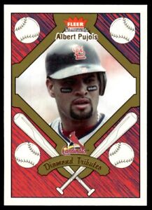 2004 Fleer Tradition Diamond Tributes Albert Pujols St. Louis Cardinals #12DT