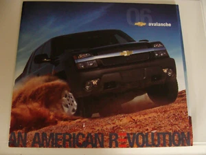 Chevrolet Avalanche 2006 folleto de ventas publicitarias Chevy nuevo de lote antiguo - Imagen 1 de 2