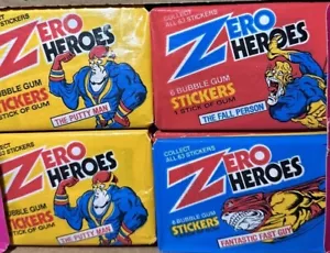 1984 Donruss Zero Heroes ONE Sealed Wax Pack - Picture 1 of 3