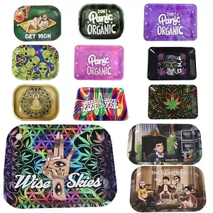 Wise Skies Rolling Tray Mixed Designs Rolling Accessory Small Medium Large gift - Picture 1 of 13