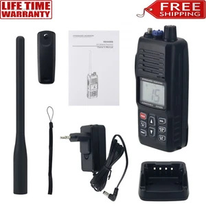 HX400IS Zatapialny 5W VHF Radio morskie Ręczny nadajnik-odbiornik Walkie Talkie + mikrofon - Zdjęcie 1 z 3