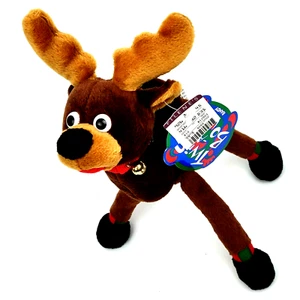 Twist a Bouts Randy Reindeer Bendable Stuffed Soft Toy Vintage NWT - Picture 1 of 5