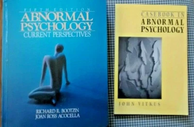 CASEBOOK IN ABNORMAL PSYCHOLOGY By J.Vitkus & ABNORMAL PSYCHOLOGY-Bootzin Foto 1 de 2