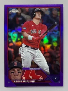 2023 Topps Chrome Update Reese McGuire Purple Refractor /250 #USC58 - Picture 1 of 3