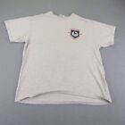 Vintage Baseball Shirt Mens Large Gray Single Stitch 1999 Pony Sectional 90s ^