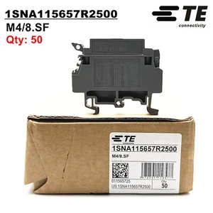 50pcs ABB/TE Terminal Block Entrelec M4/8.SF 1SNA115657R2500 - Picture 1 of 11