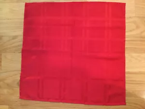 Toallas de cena, juego de 4, rojas, poliéster, 16,5x16,5 pulgadas, nuevas, nunca usadas. - Imagen 1 de 3