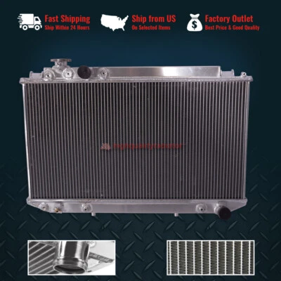 2ROWS All Aluminum Radiator Fit For 1989-1992 Toyota Cressida 3.0L AT/MT - Image 1 of 4