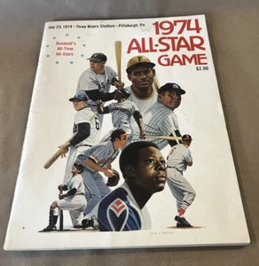 1974 All Star Game Baseball MLB Official Program Pittsburgh - Picture 1 of 10