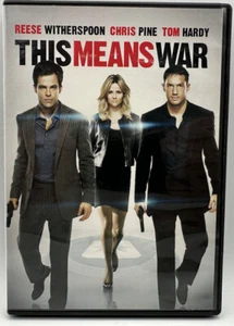 This Means War DVD Widescreen Reese Witherspoon Chris Pine Tom Hardy 2012 - Picture 1 of 3