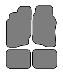 1995-2005 Cavalier & Sunfire 4pc Custom Fit Carpet Floor Mats - Black - Picture 1 of 11