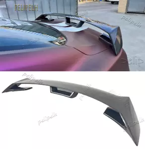 Fits 2024-2026 Mustang GT S650 Real Carbon GT Style Rear Tail Trunk Spoiler Wing - Picture 1 of 16