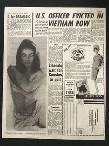 POSTER/ZEITUNGSSEITE: SONNTAGSSPIEGEL JULI 1966: IKONISCHE GLAMOUR-STILSEITE - Bild 1 von 17