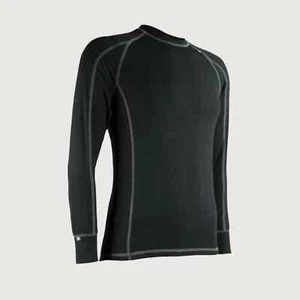 Highlander Bamboo 190 Base Layer Long Sleeve Top Womens - Black - XL Size - Picture 1 of 4