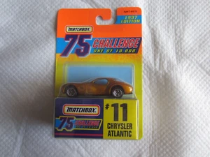 Matchbox 75 Challenge #11 Gold Chrysler Atlantic Neu in OVP - Bild 1 von 3