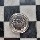 2018 Australian Kangaroo Fine Silver 999.9 1Oz 1 Dollar Coin In Capsule
