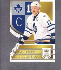 2003-04 Crown Royale Hockey #95 Mats Sundin