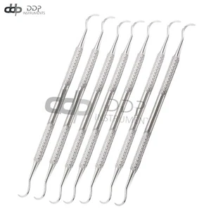 6 Stück Dental Sichel Scaler H6/H7 Posterior Clinical Applikator Subgingival - Bild 1 von 3