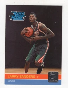 2010-11 DONRUSS BASKETBALL RATED ROOKIE LARRY SANDERS MILWAUKEE BUCKS #242 - Picture 1 of 10
