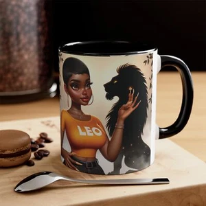 Leo Queen: Urban Fly Girl Vibes on an 11 oz Mug - Picture 1 of 5