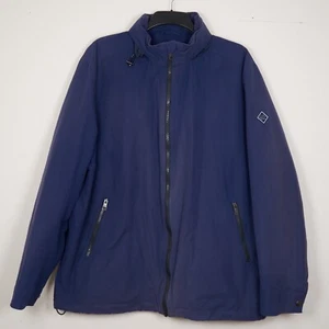 Gant Herren blau durchgehender Reißverschluss hochgeschlossen verdeckte Kapuze Langarm Jacke 2XL - Bild 1 von 23