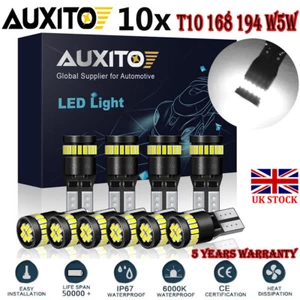 T10 Led 501 Side Light White Bulbs Car Error Free Canbus Xenon W5w Sidelight 10x - Picture 1 of 8