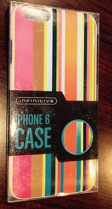 Custodia cellulare Infinite iPhone 6, strisce multicolore NUOVISSIMA - Foto 1 di 2