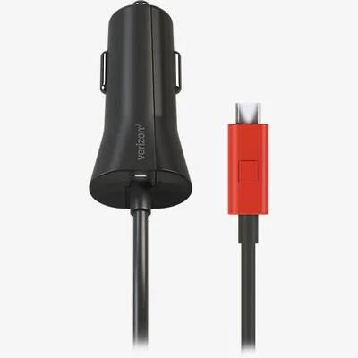 Verizon Fast Car Charger Micro USB for Samsung Galaxy S7 Edge S7 S6 S5 S4 Note 5 - Image 1 of 2