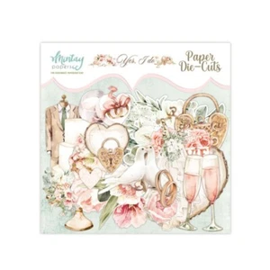 Yes, I Do Paper Die Cuts Ephemera - Mintay Papers 50/pk Wedding Scrapbook - Picture 1 of 2