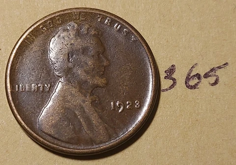 1923-S Lincoln Wheat Cent  (FREE SHIPPING) #365 Cover
