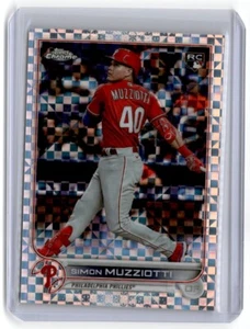 2022 Topps Aggiornamento Cromato Xfractor Simon Muzziotti Rookie 88/99 Philadelphia - Foto 1 di 2