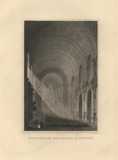 St Michael Penkevil Cornwall Antique Woodblock Print 1880 Tregothnan