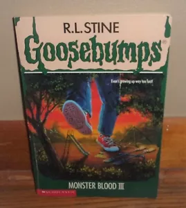 MONSTER BLOOD III-R. L. Stine-GOOSEBUMPS #29-Scholastic 5th Printing-SUPERB Book - Picture 1 of 5