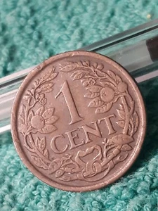  One 1929 Netherlands 1 Cent ~  KM#152, Netherland ~ Bronze Coin  - Picture 1 of 14