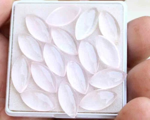 Quarzo Rosa Naturale 57,90 Ct Marchesa Bellissima Rosa Sciolta Pietre Preziose Cabochon - Foto 1 di 5