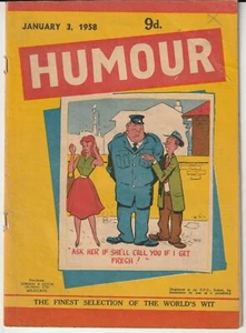 Australian Magazine: Humour v38 #1 New Century Press 1958  - Imagen 1 de 2